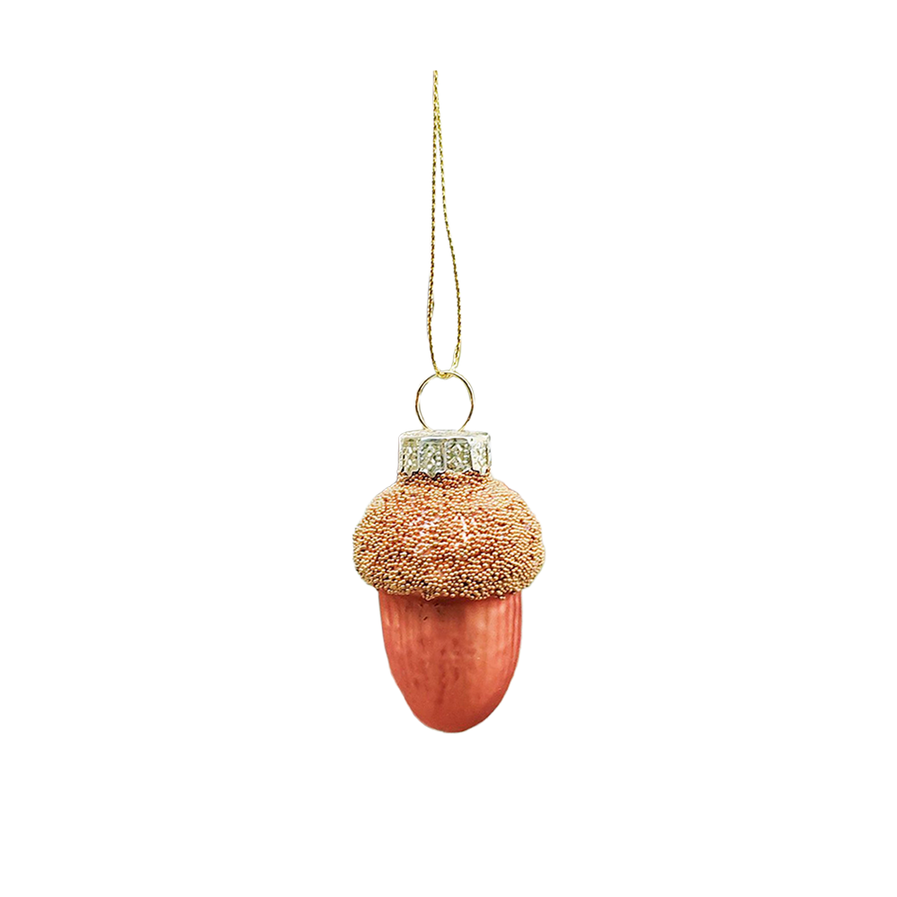 Christmas Decoration Mini Glass Acorn