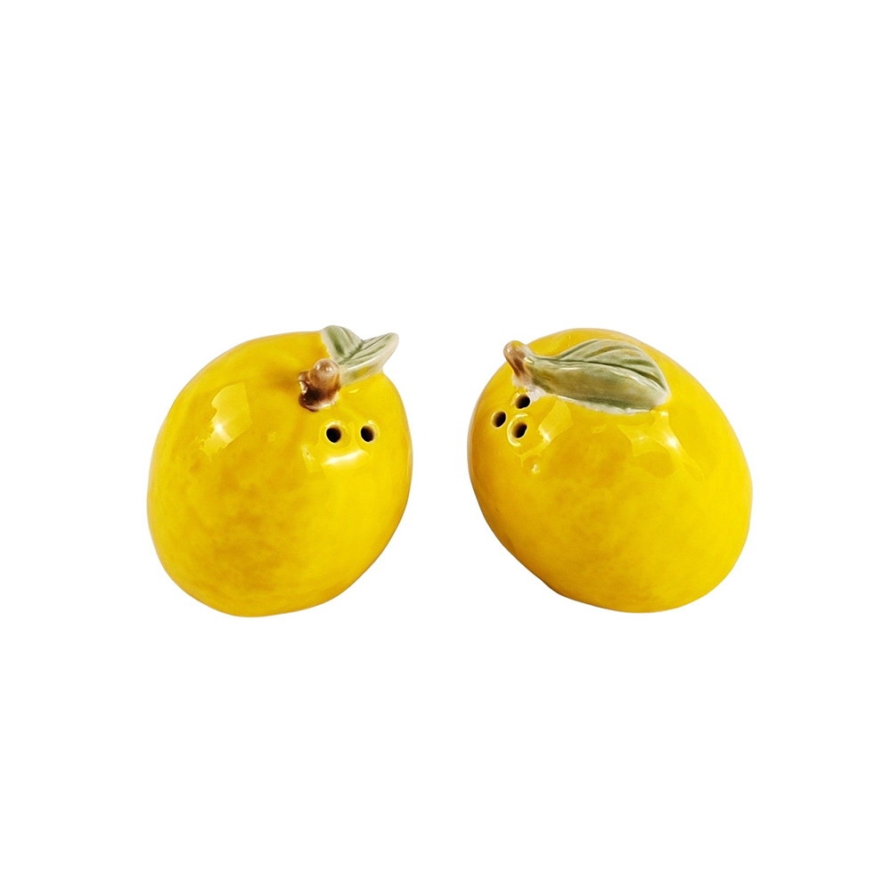 Lemon Salt & Pepper Shakers Yellow