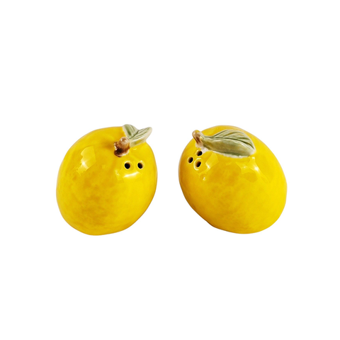 Lemon Salt & Pepper Shakers Yellow