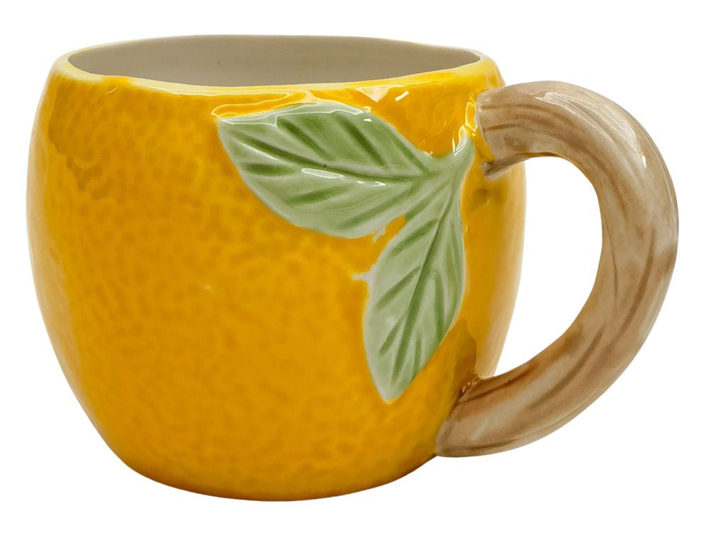 Ceramic Lemon Mug Yellow