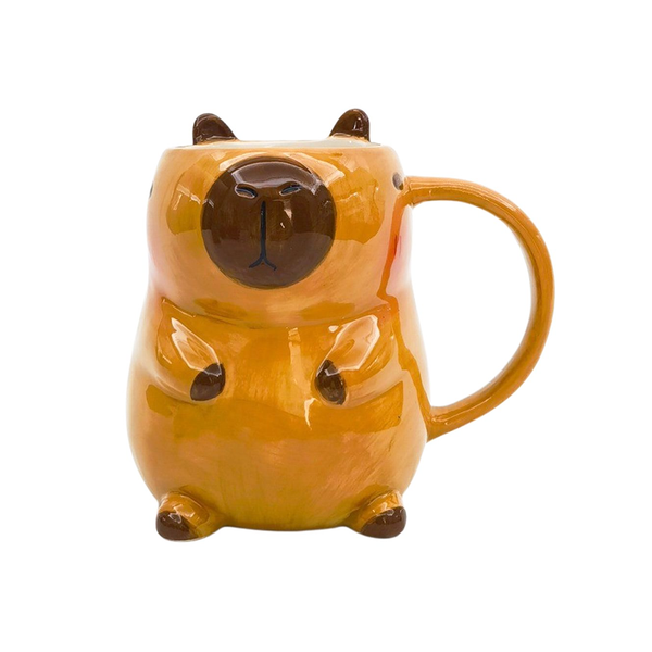 Ceramic Capybara Mug Brown