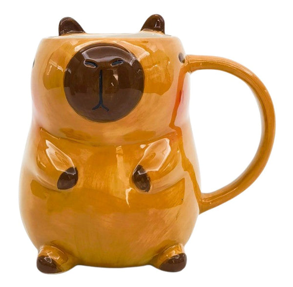 Ceramic Capybara Mug Brown