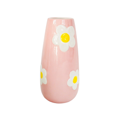 Alice Daisy Vase Tall Pink