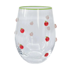 Kaya Stemless Glass Apple