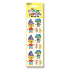 Sticker Garden Sparkle Troll Stickers Vintage