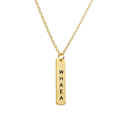 Little Taonga Necklace Te Reo Whaea Gold