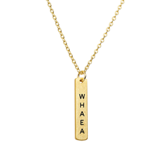 Little Taonga Necklace Te Reo Whaea Gold