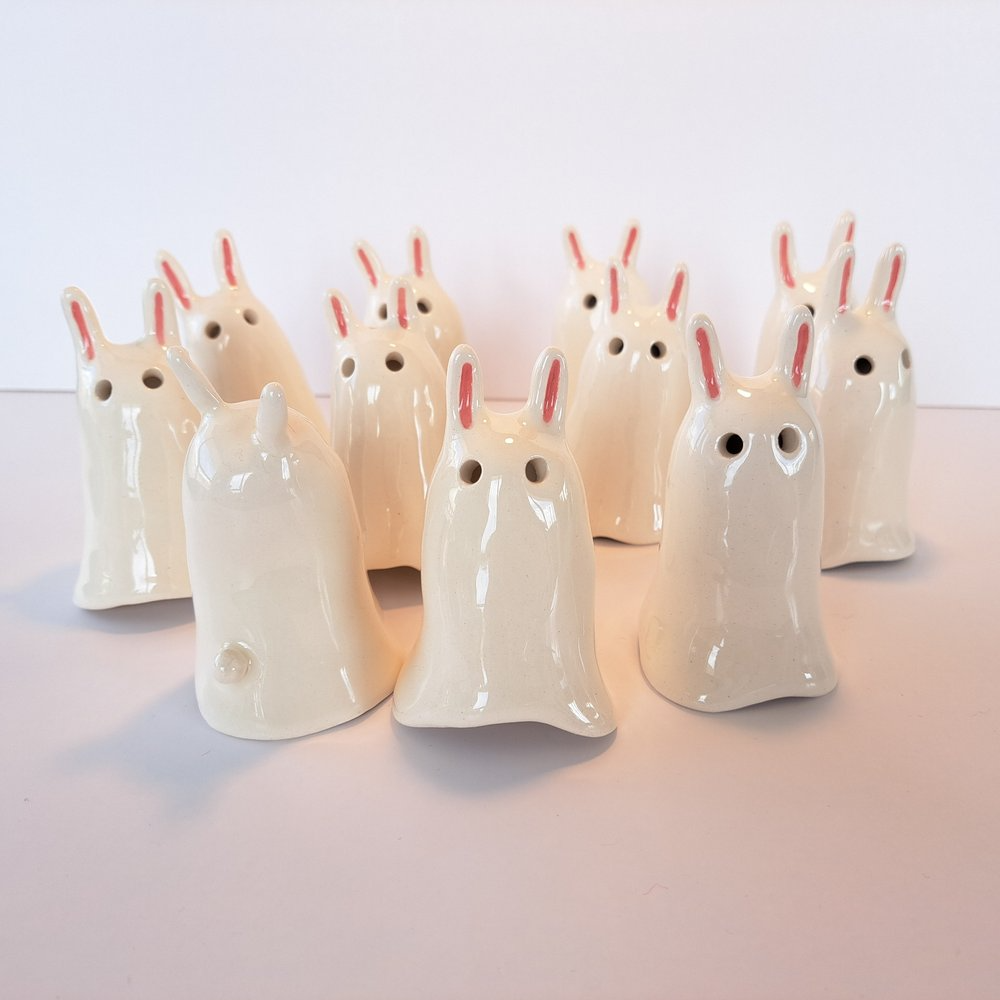 Lava Ceramics Bunny Boo Ghost