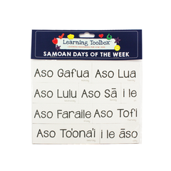 Magnetic Samoan Days of the Week