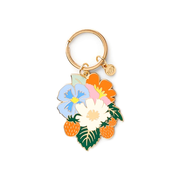 Rifle Paper Co Enamel Keychain Strawberry Fields