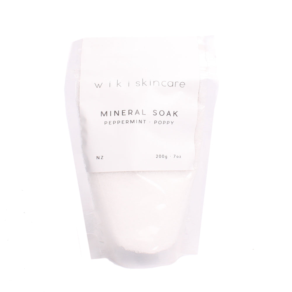 Wiki Skincare Mineral Soak Peppermint Poppy