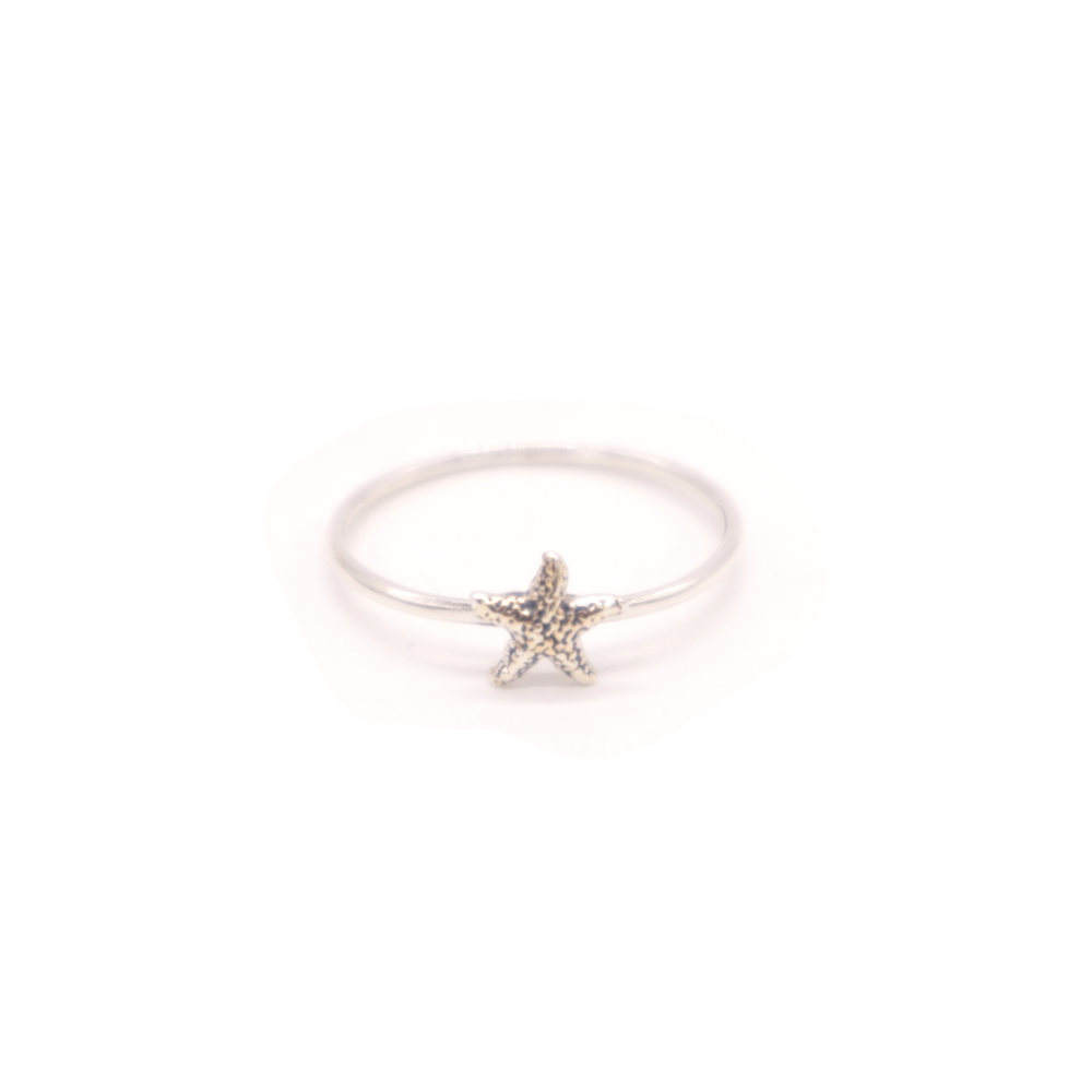Iko Iko Ring Starfish Silver