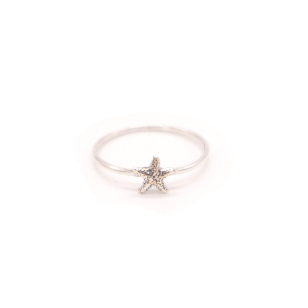 Iko Iko Ring Starfish Silver