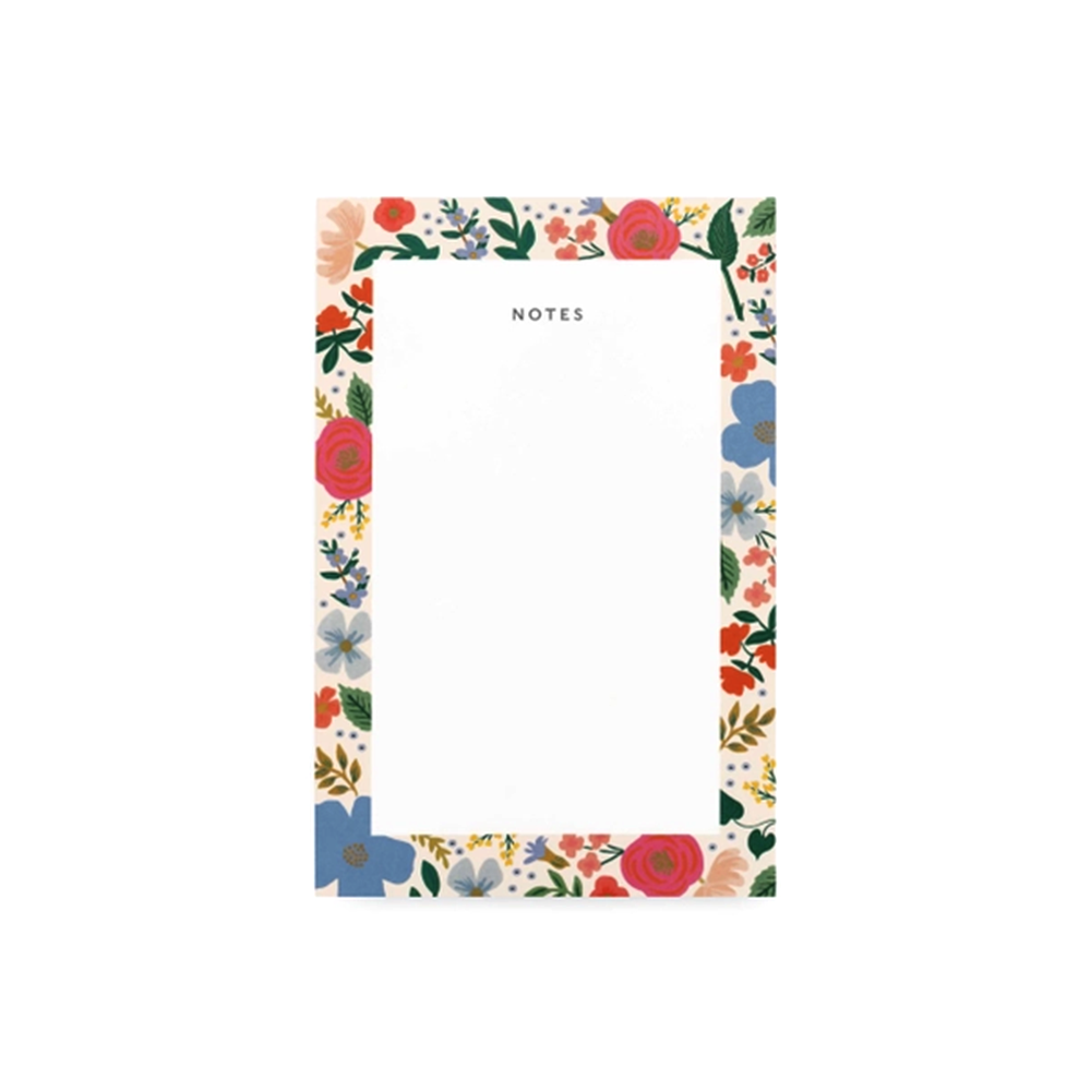 Rifle Paper Co Notepad Wild Rose