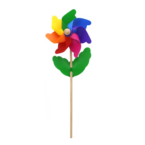 Giant Rainbow Flower Windmill