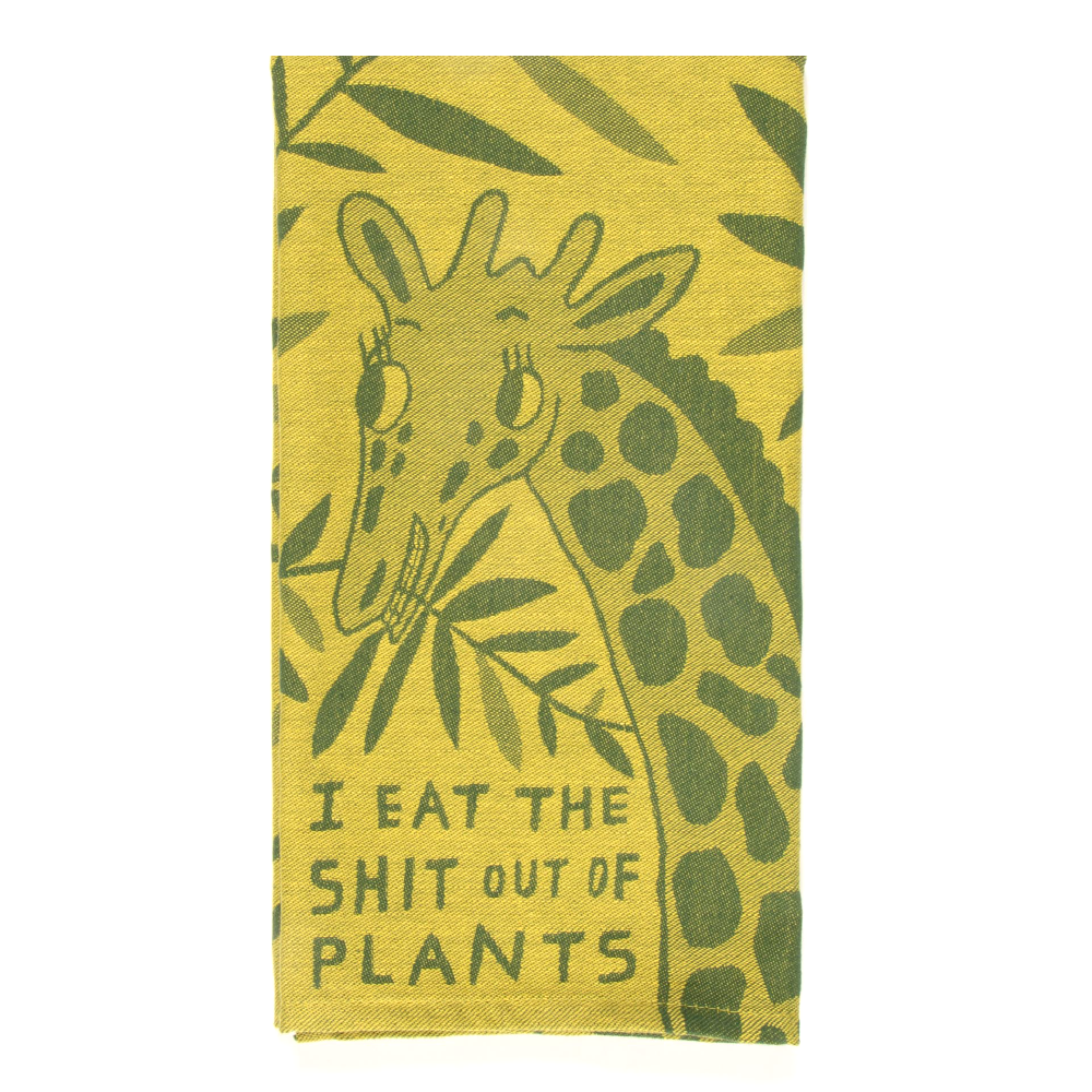 Blue Q Tea Towel Eat The Sh*t Out Of Plants