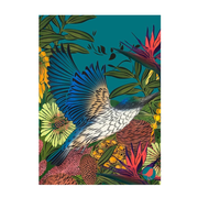 Flox Tea Towel Kingfisher