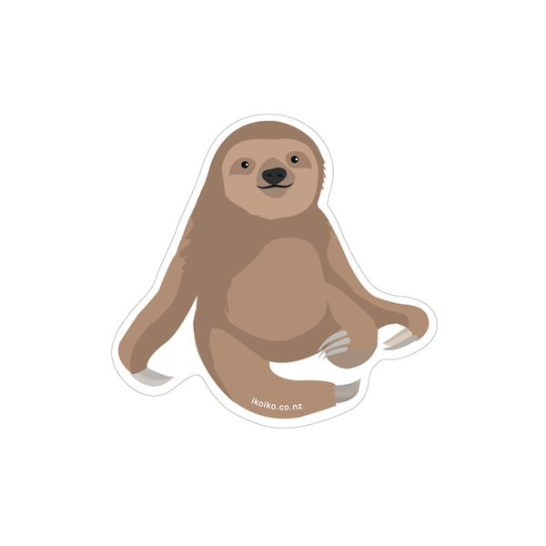 Iko Iko Fun Size Sticker Sloth Sitting