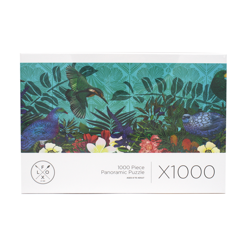 Flox NZ Birds and Flowers 1000 Piece Puzzle 3