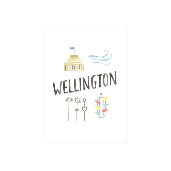 Steer Illustrations X Iko Iko Card Wellington
