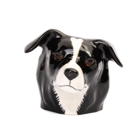 Quail Dog Border Collie Face Egg Cup