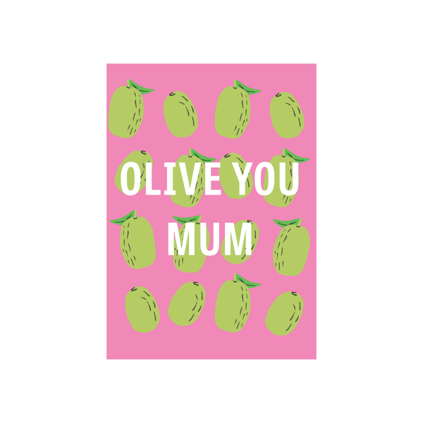 Iko Iko Fruit Mum Card Olive You