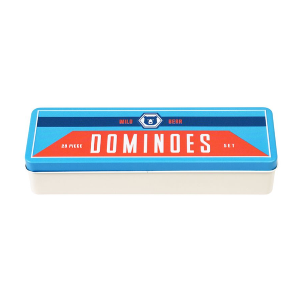 Rex Wild Bear Dominoes Set in Tin