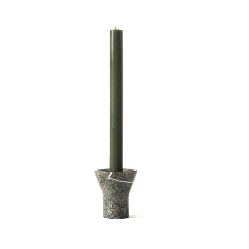Citta Flare Candle Holder Forest Green