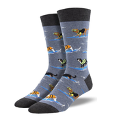 Socksmith Socks Men's Hang 16 Heather Denim