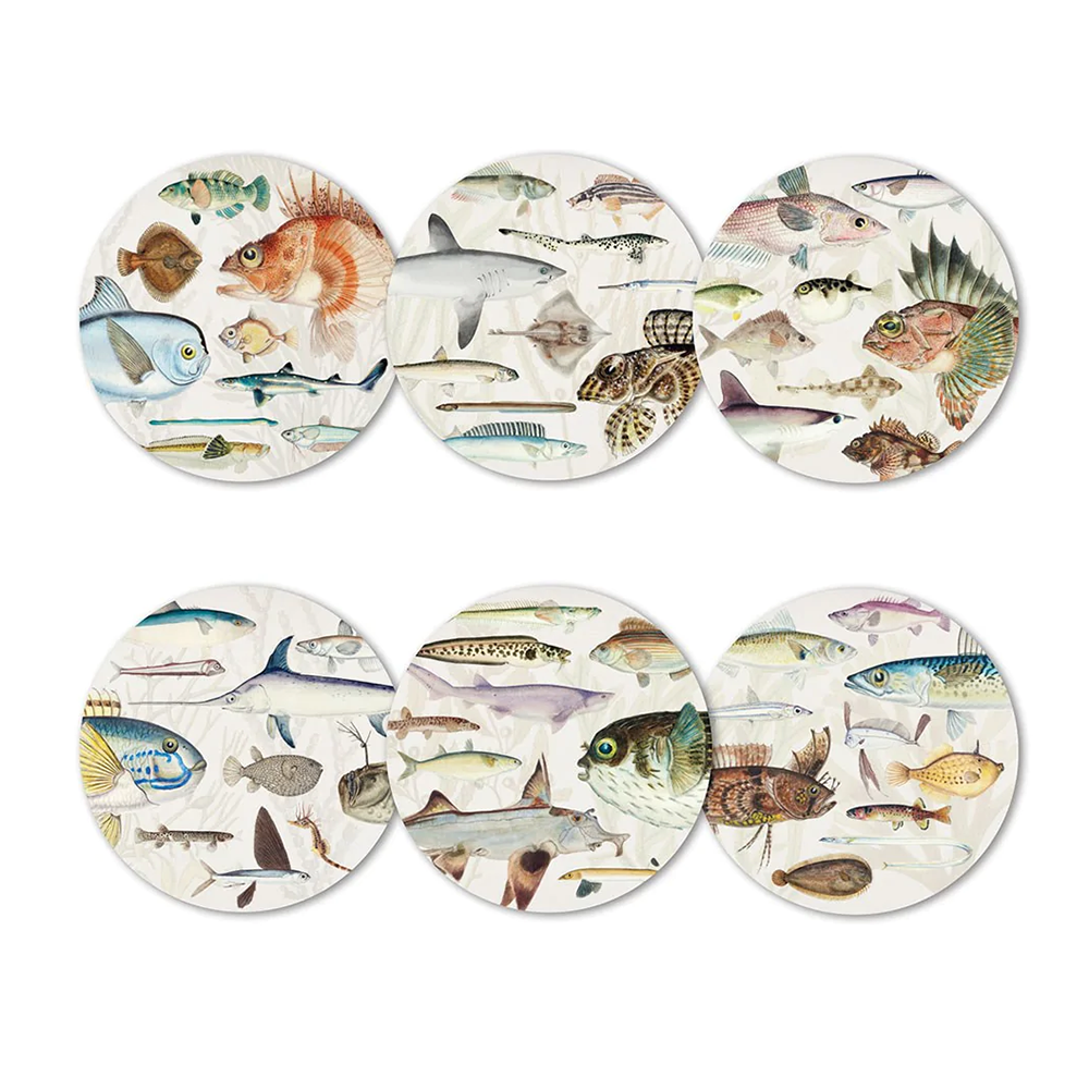 100% NZ  Fishes of NZ Placemats set of 6