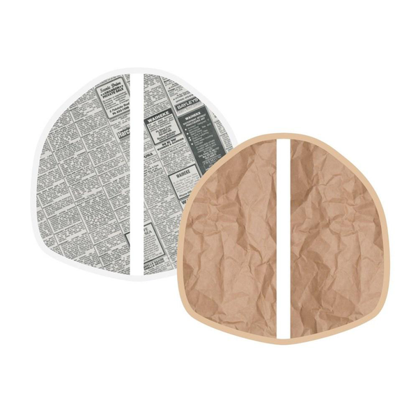 100% NZ Lunch Wraps Retro Newspaper Set of 2