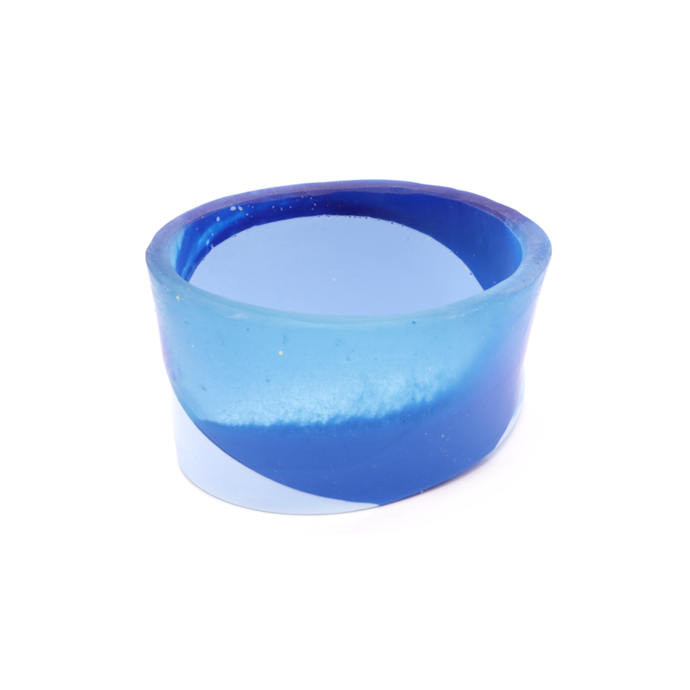 Penny Foggo Handmade Bracelet Oval Organic Blues