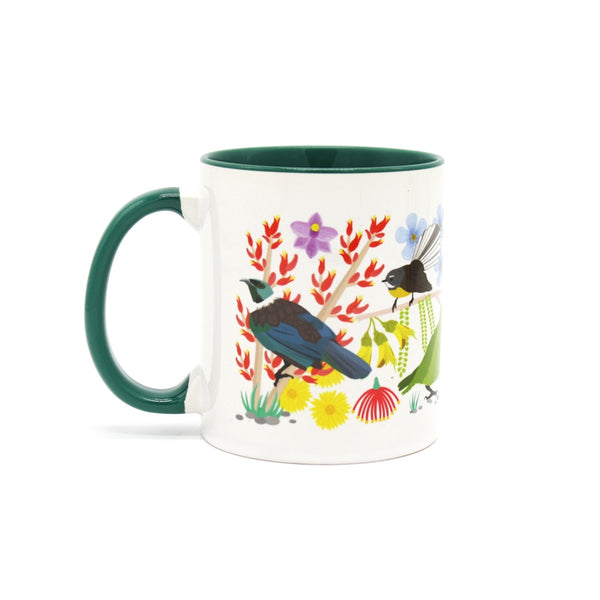Iko Iko Kiwiana Mug Birds