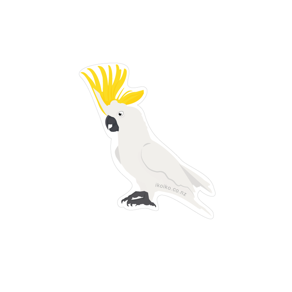 Iko Iko Fun Size Sticker Cockatoo