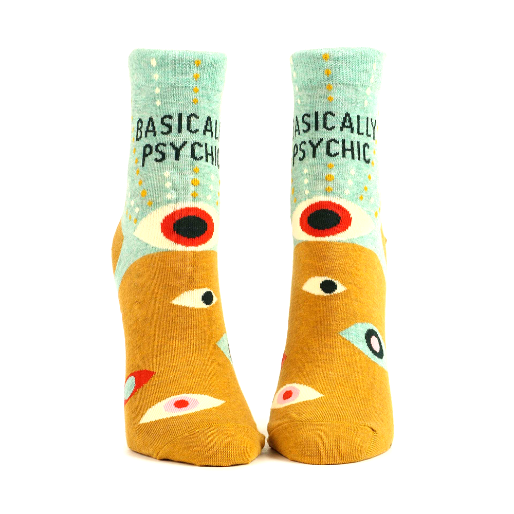Blue Q Women's Ankle Socks Basically Psychic