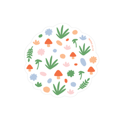 Iko Iko Fun Size Sticker Mushroom Field