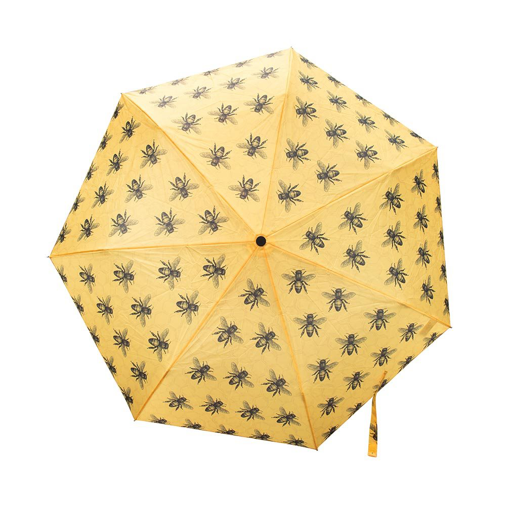 Foldable Umbrella Bees Yellow