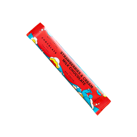 Wellington Chocolate Factory Strawberries and Cream Milk Bar 25g