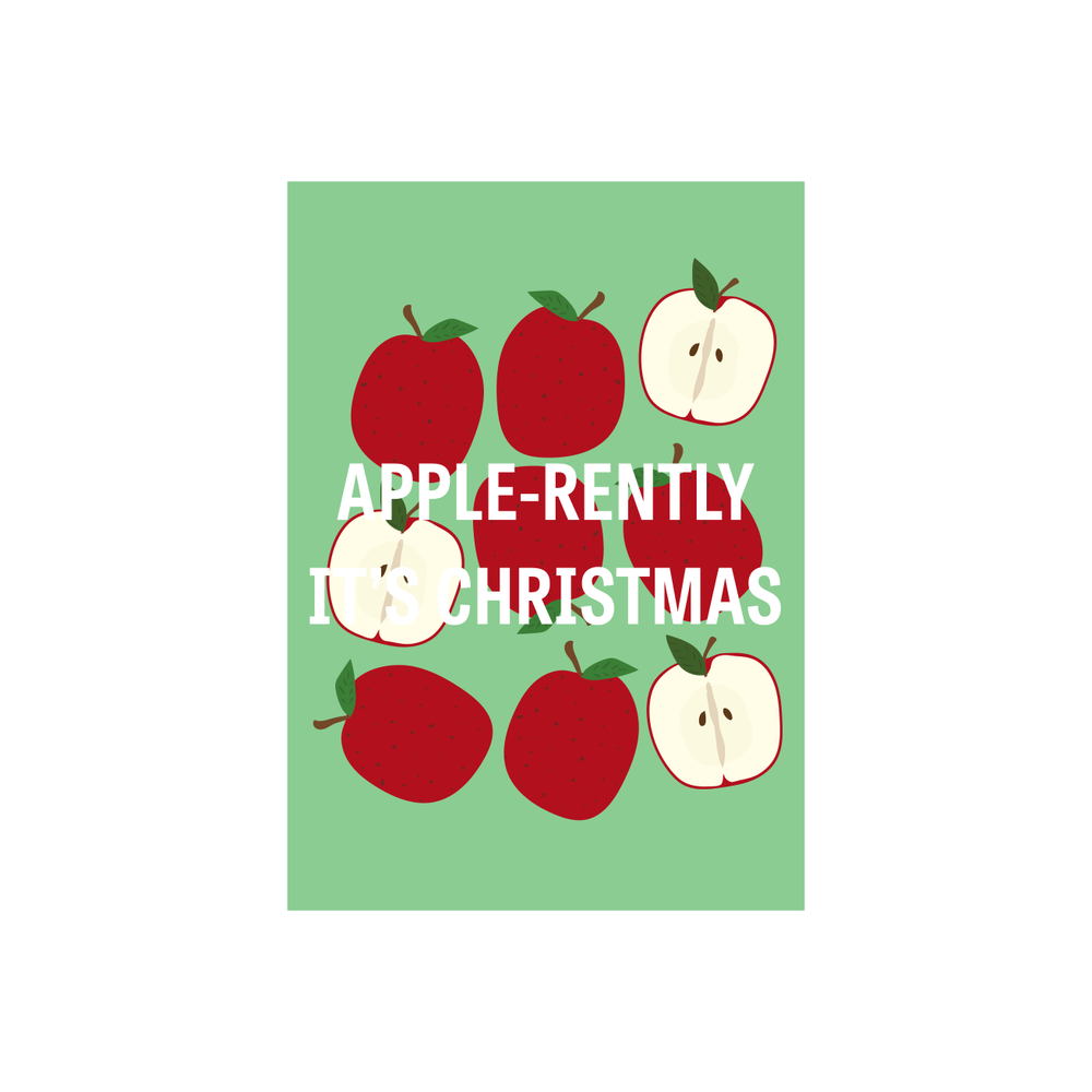 Iko Iko Christmas Card Applerently