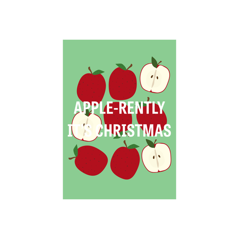Iko Iko Christmas Card Applerently
