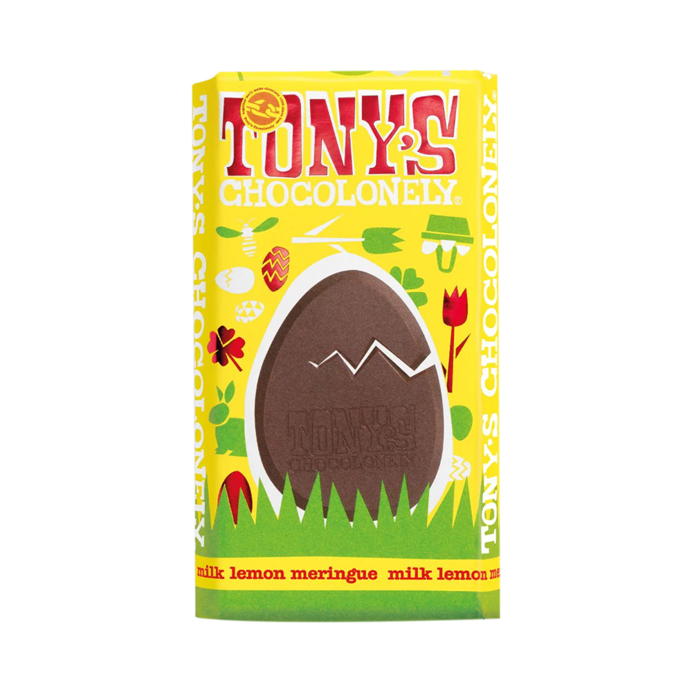 Tony's Chocolonely 180g Milk Lemon Meringue Milk Easter Bar