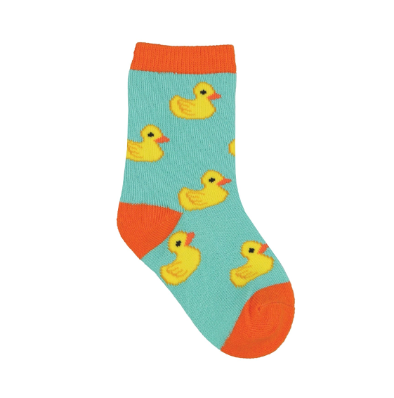 Socksmith Socks Baby Rubber Ducky Teal