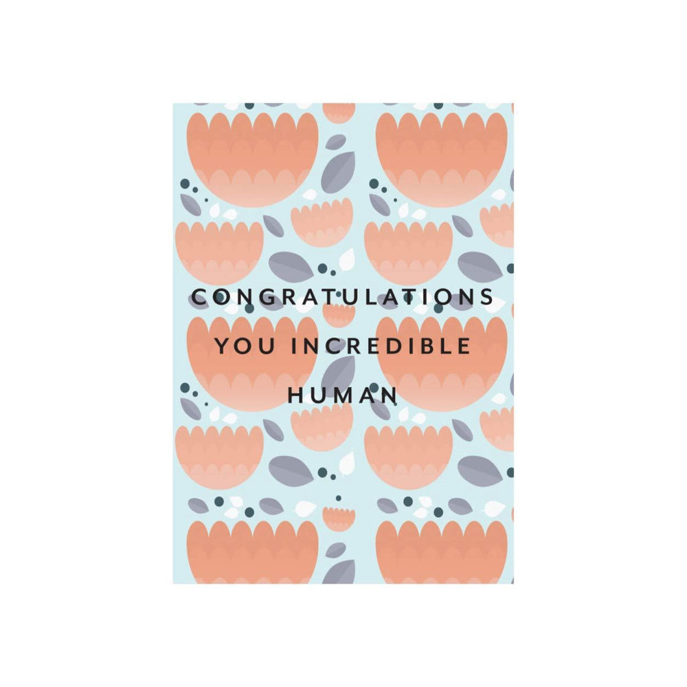 Iko Iko Floral Card Congratulations