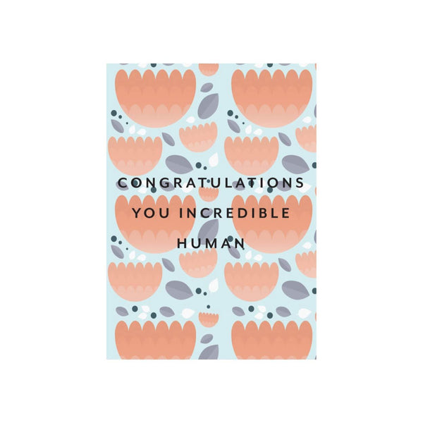 Iko Iko Floral Card Congratulations