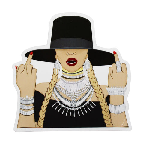 Pro & Hop Sticker Attitude Queen