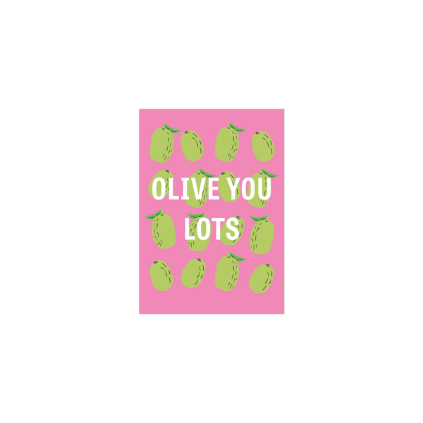 Iko Iko Mini Card Fruit Pun Olive