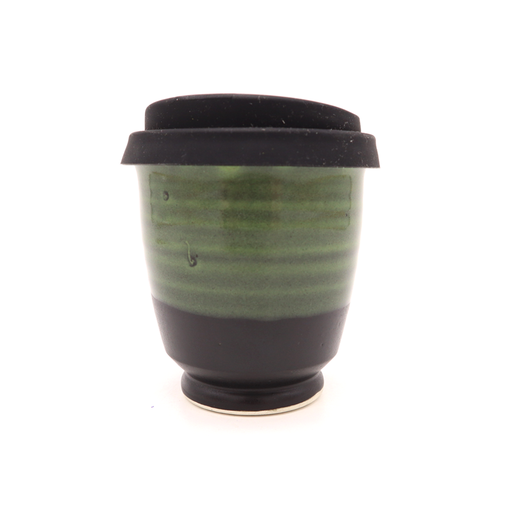 Westcoast Stoneware Reusable Cup Midnight Green