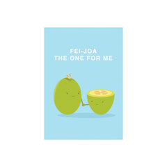 Iko Iko Cutie Food Pun Card Feijoa