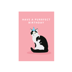Iko Iko Cutie Animal Pun Card Purrfect