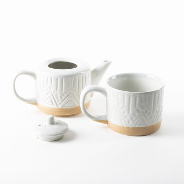 Speckle Teapot and Mug Set